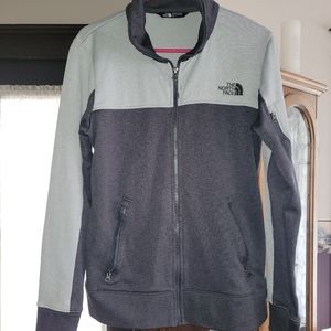 Women's northface zip sweatshirt large
